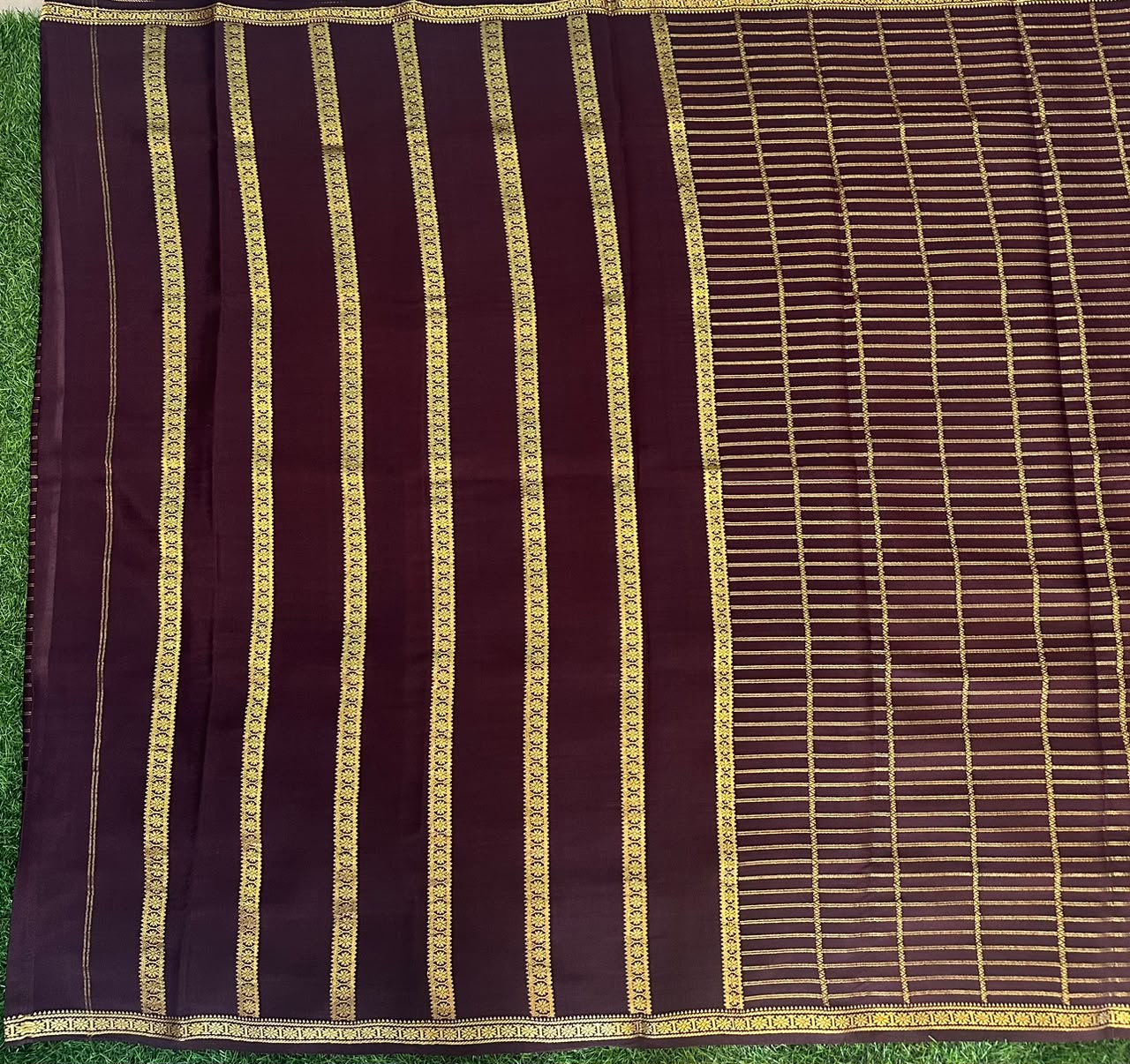 Pure Mysore Silk Crepe Saree image 3