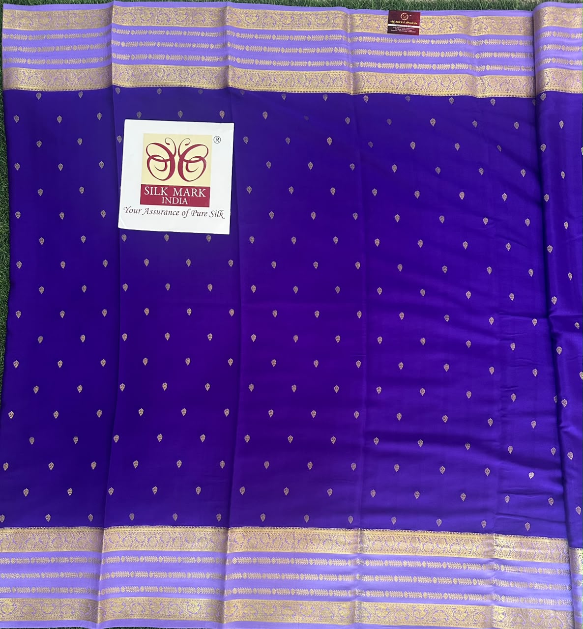 Pure Mysore Silk Crepe Saree image 4