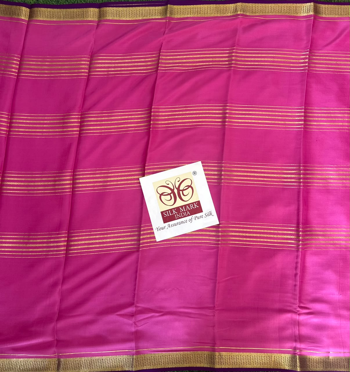 Pure Mysore Silk Crepe Saree image 3