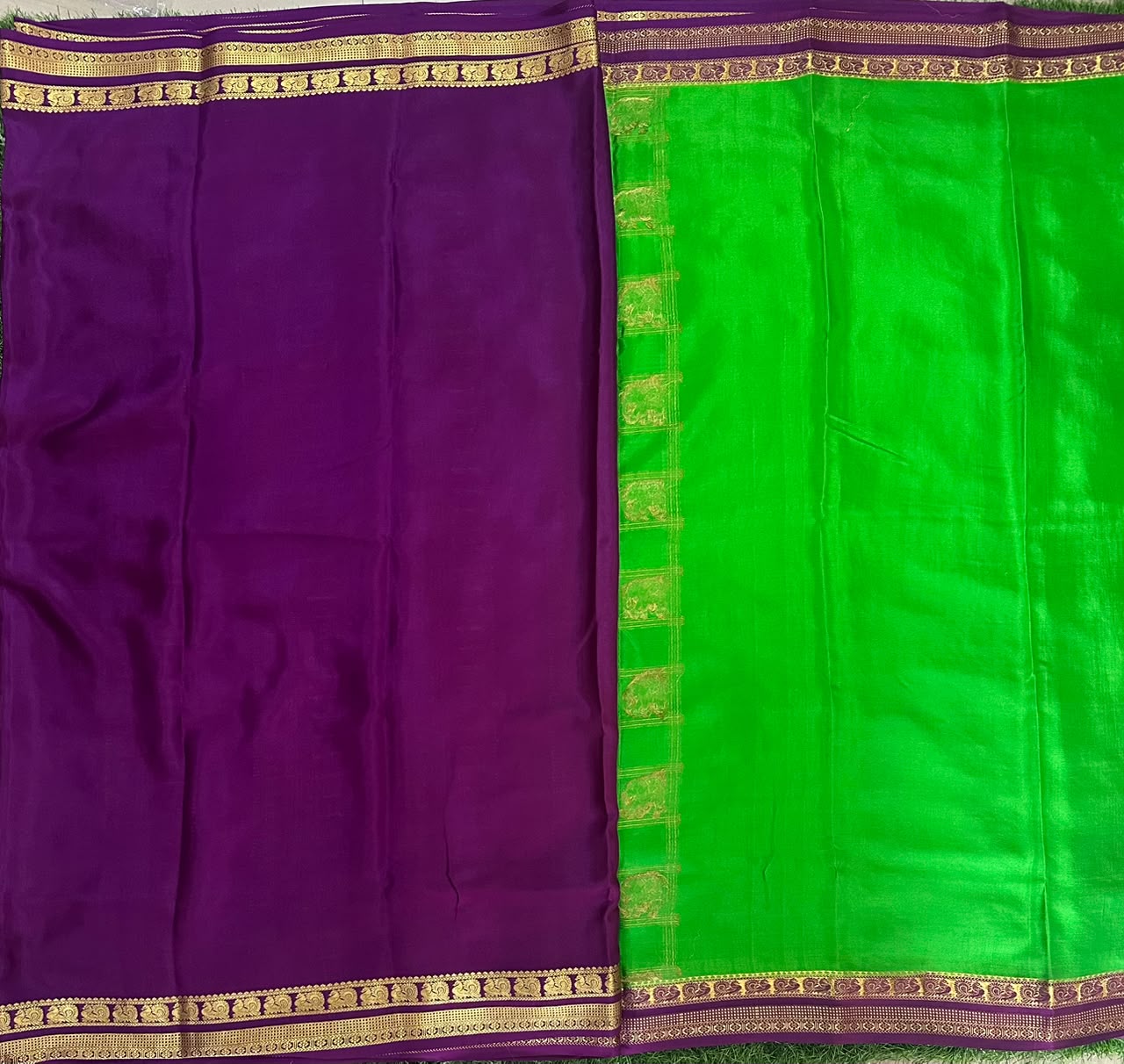 Pure Mysore Silk Crepe Saree image 3