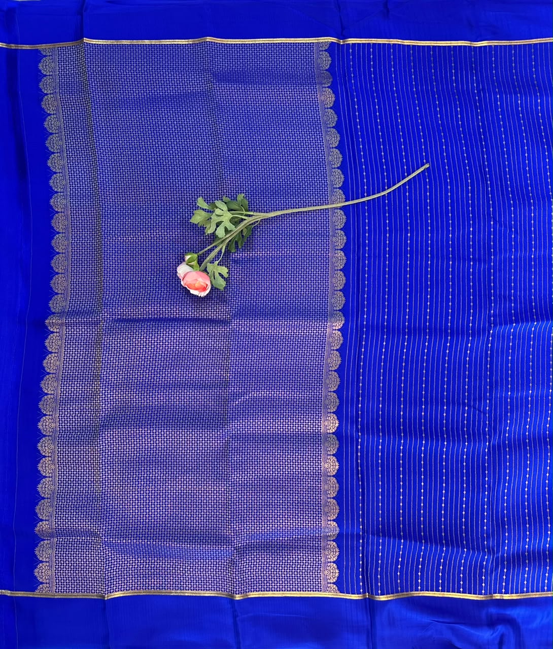 Pure Mysore Silk Crepe Saree image 2