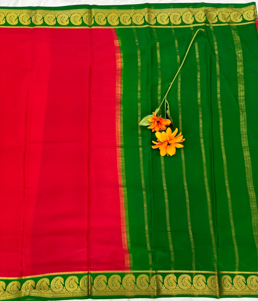 Pure Mysore Silk Crepe Saree image 4