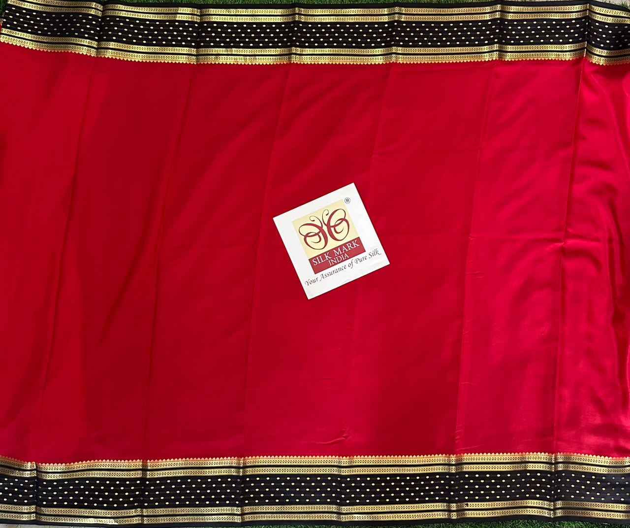 Pure Mysore Silk Crepe Saree image 3