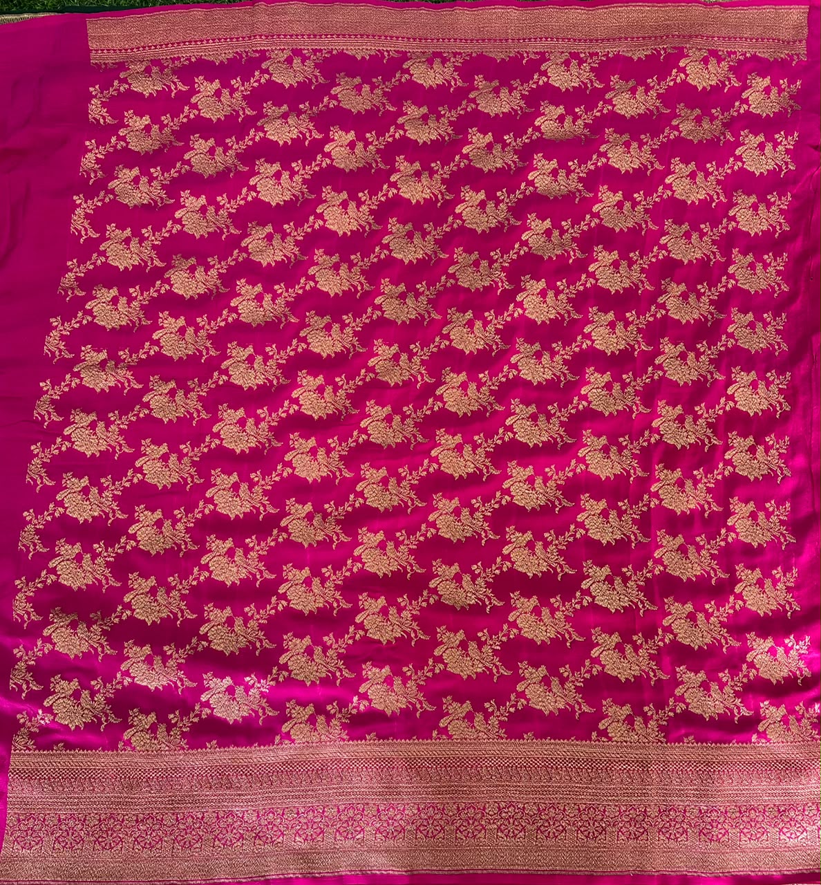 Pure Benaras Crepe Saree image 4