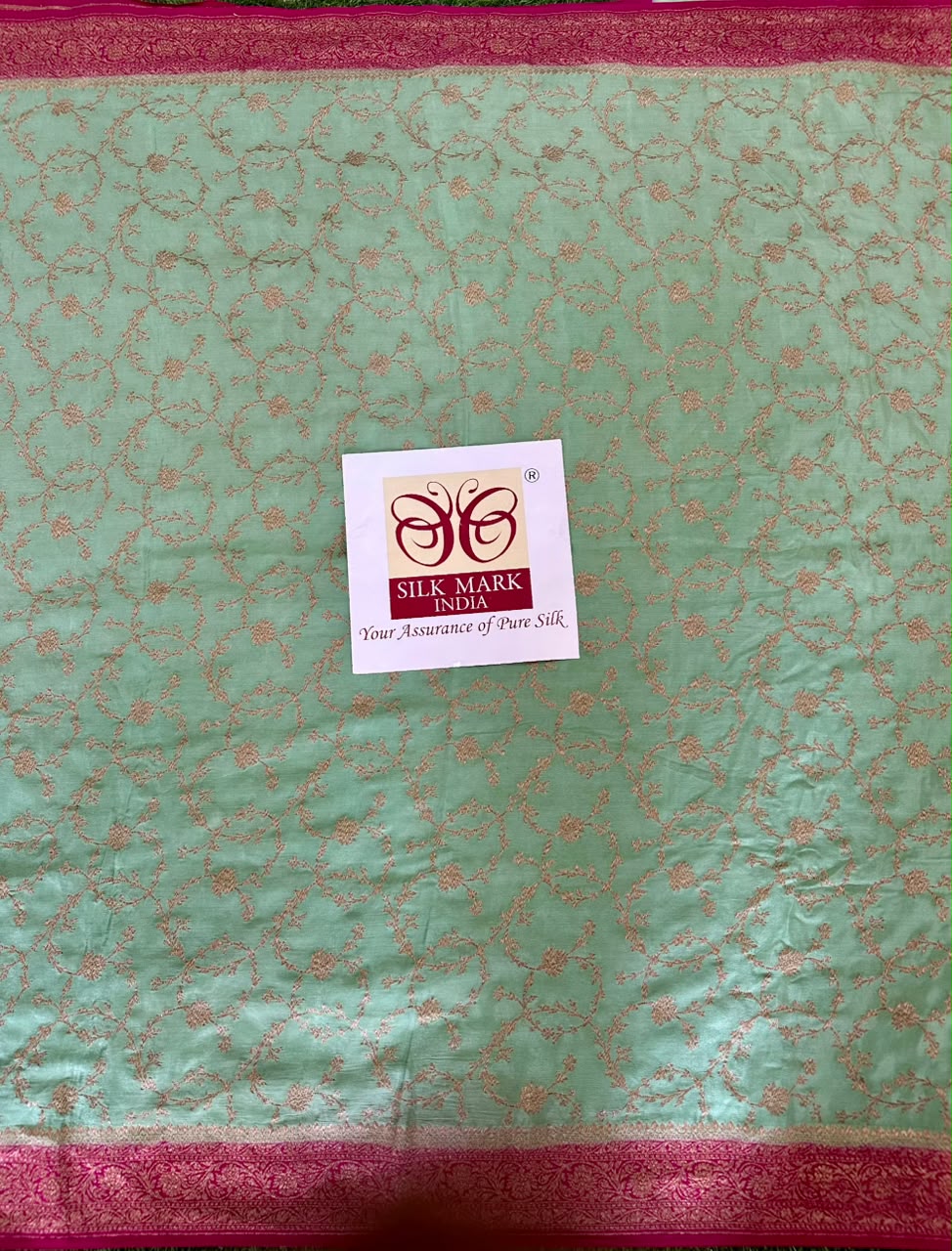 Pure Benaras Crepe Saree image 2