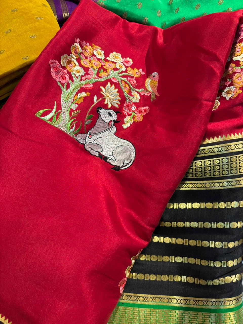Pure Mysore Silk Crepe Saree image 3