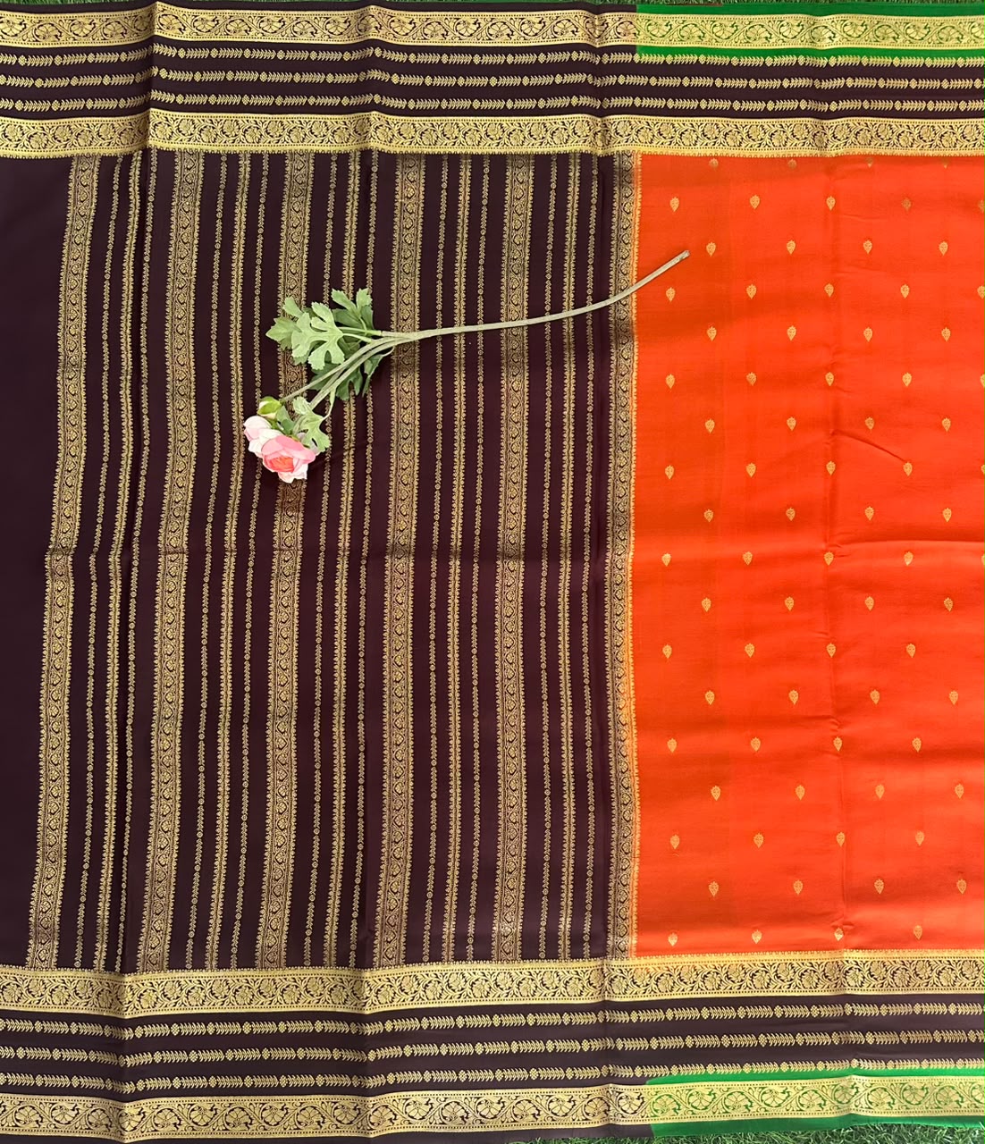 Pure Mysore Silk Crepe Saree image 2