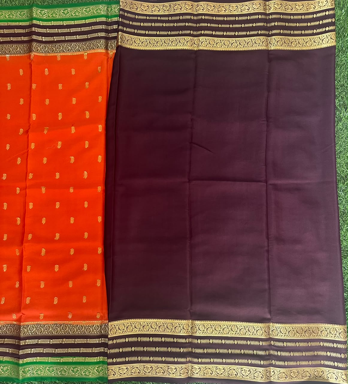 Pure Mysore Silk Crepe Saree image 3