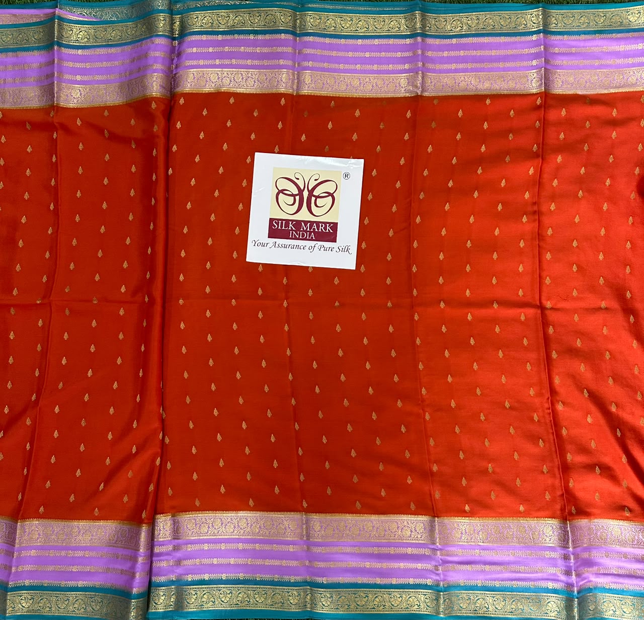 Pure Mysore Silk Crepe Saree image 4