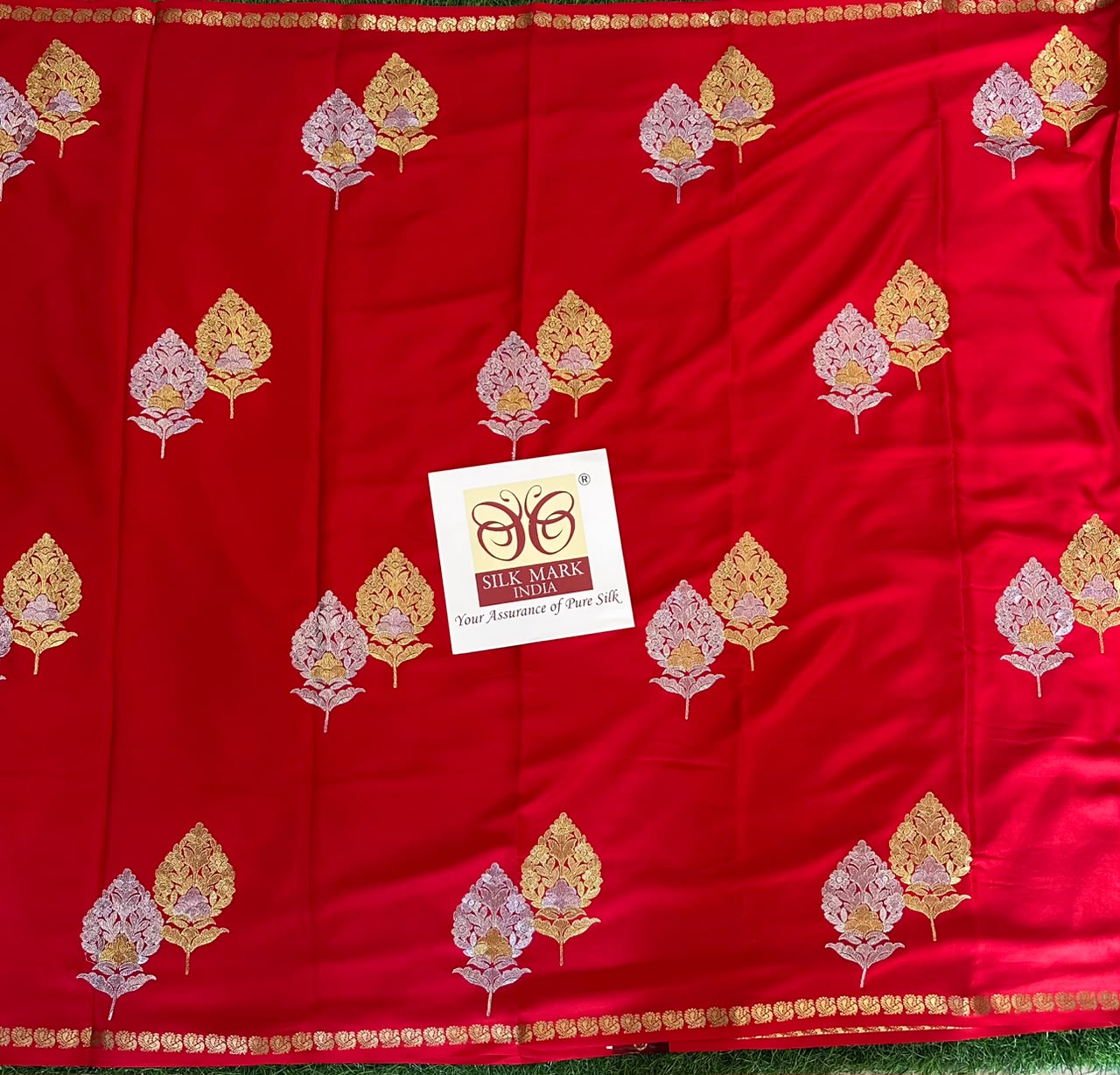 Pure Mysore Silk Crepe Saree image 4