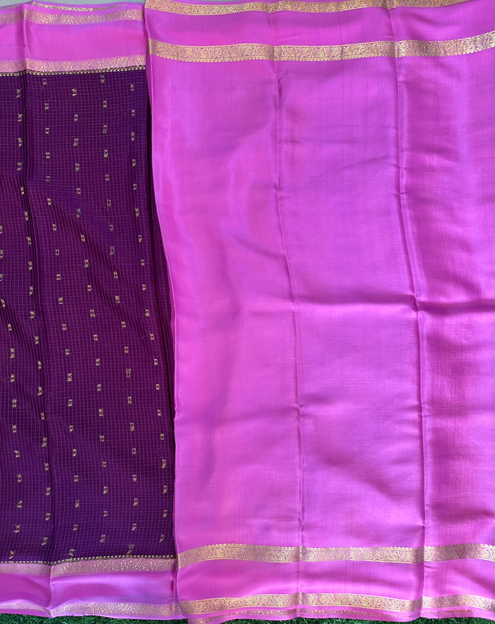 Pure Mysore Silk Crepe Saree image 3