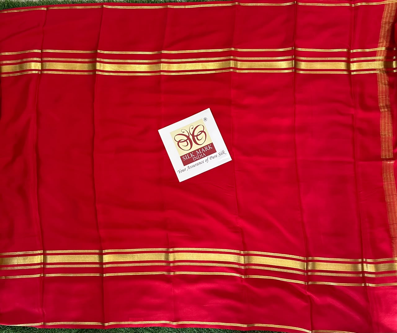 Pure Mysore Silk Crepe Saree image 3