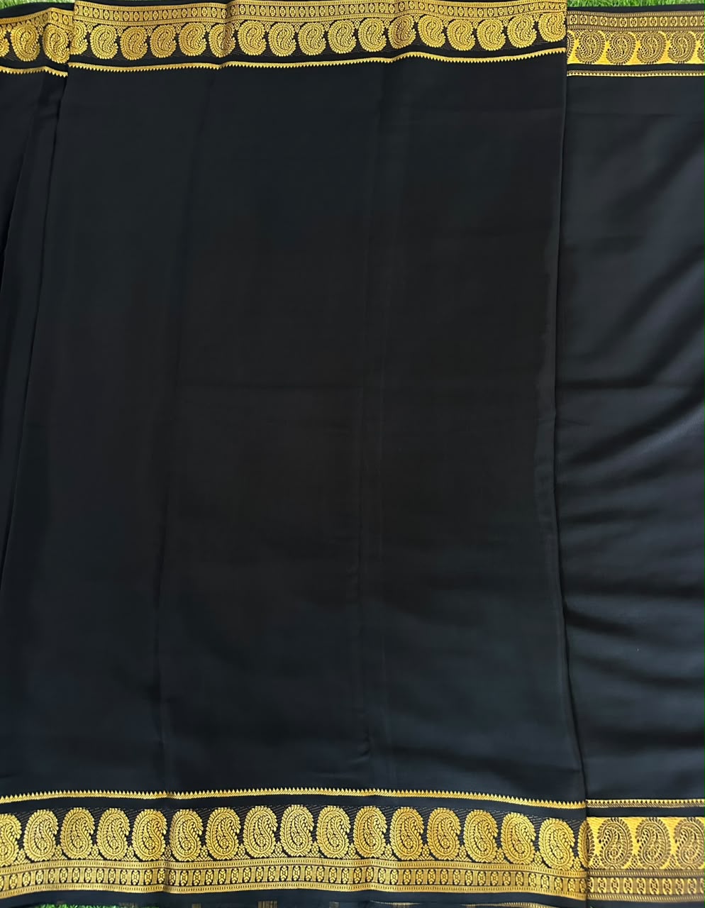 Pure Mysore Silk Crepe Saree image 4