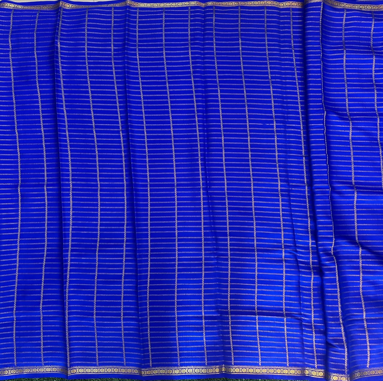 Pure Mysore Silk Crepe Saree image 4