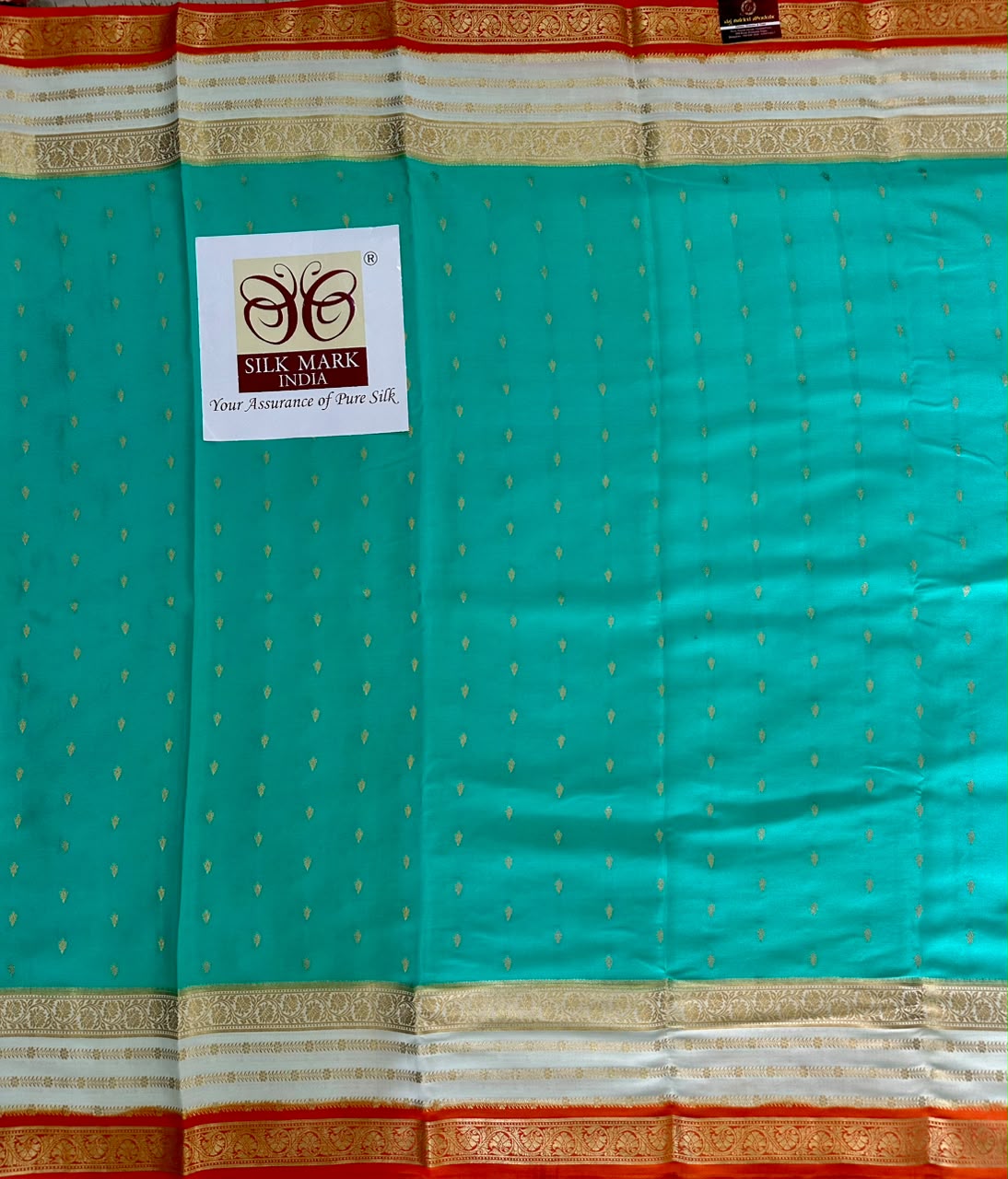 Pure Mysore Silk Crepe Saree image 4