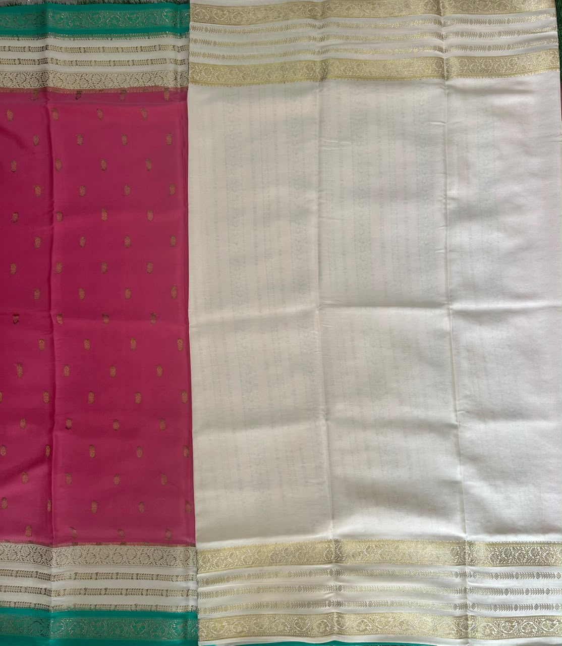 Pure Mysore Silk Crepe Saree image 3