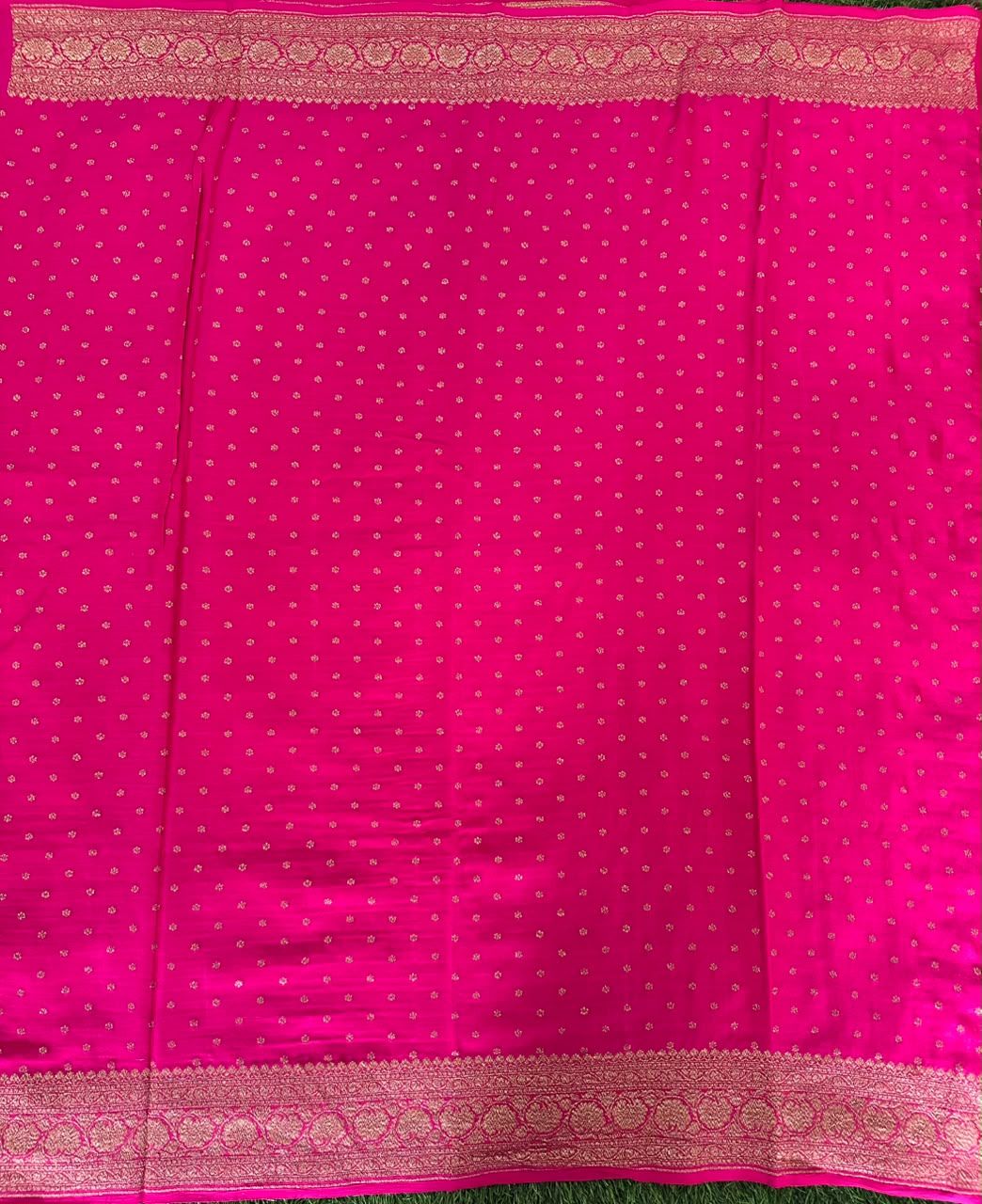 Pure Benaras Crepe Saree image 2