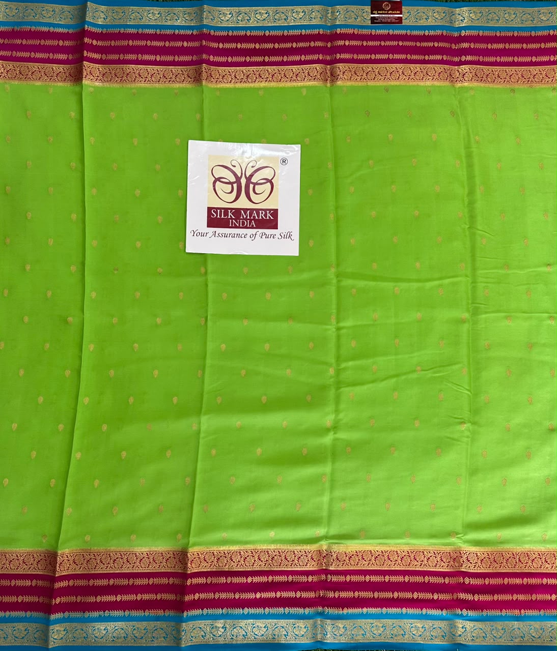 Pure Mysore Silk Crepe Saree image 4