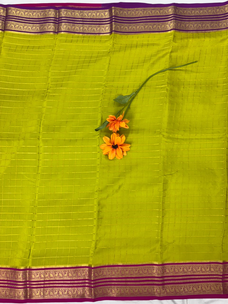 Pure Mysore Silk Crepe Saree image 3