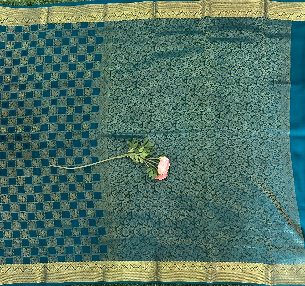 Pure Mysore Silk Crepe Saree image 2