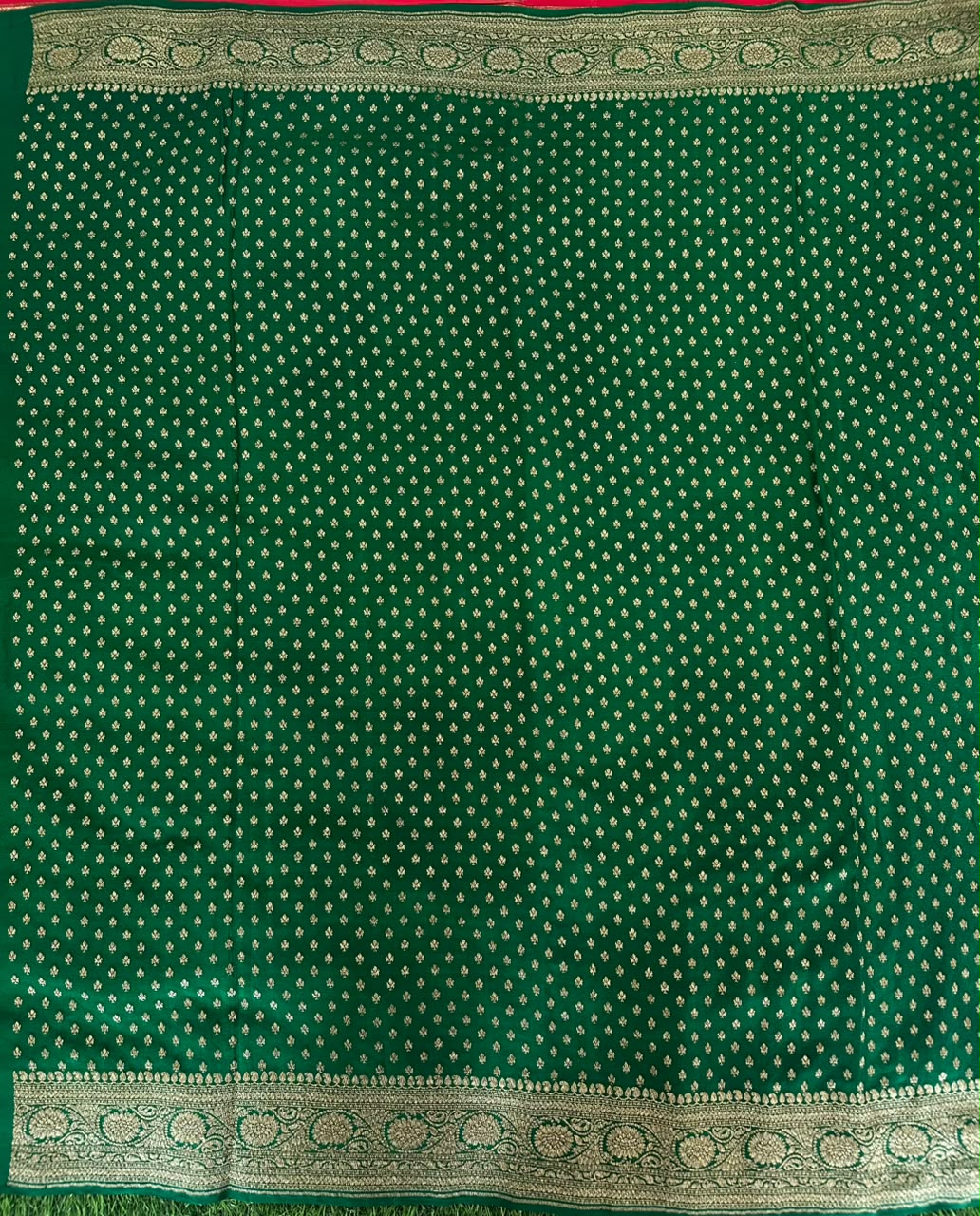Pure Benaras Crepe Saree image 4