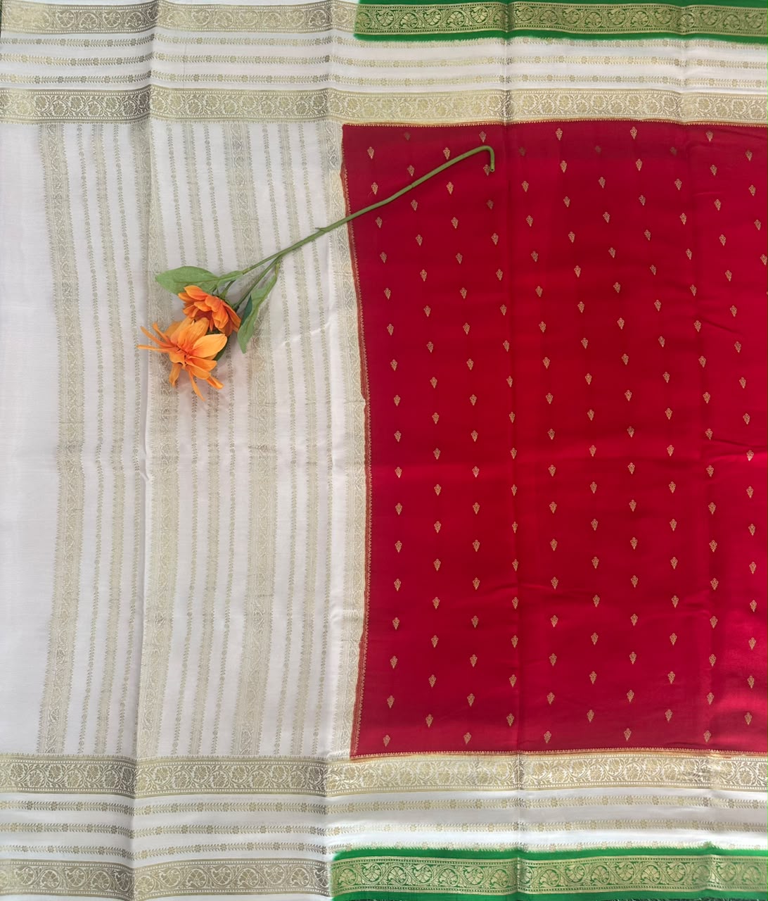 Pure Mysore Silk Crepe Saree image 2