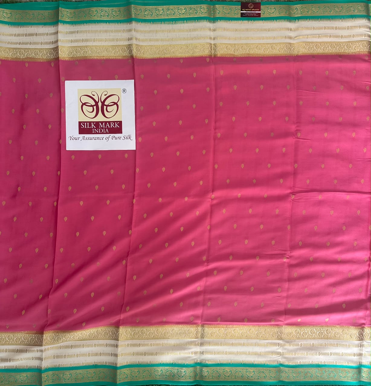 Pure Mysore Silk Crepe Saree image 4