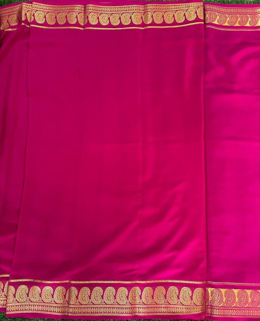 Pure Mysore Silk Crepe Saree image 4