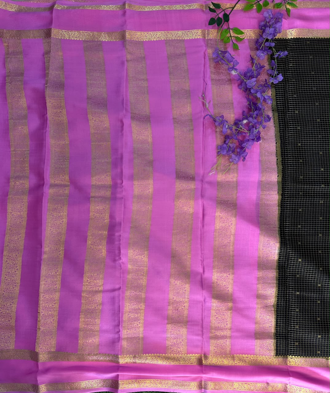 Pure Mysore Silk Crepe Saree image 2