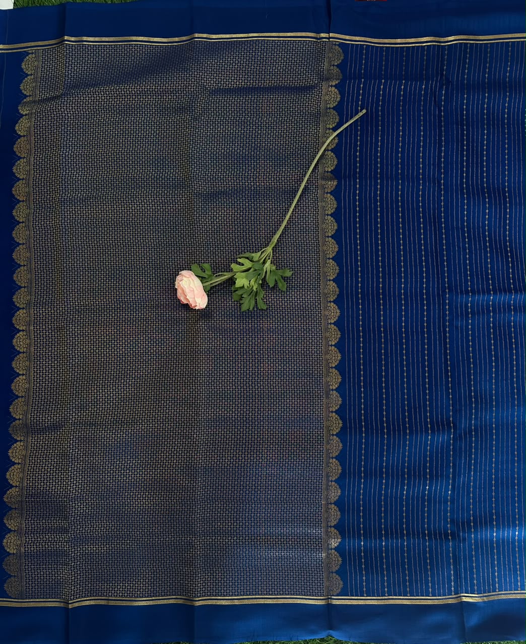 Pure Mysore Silk Crepe Saree image 2