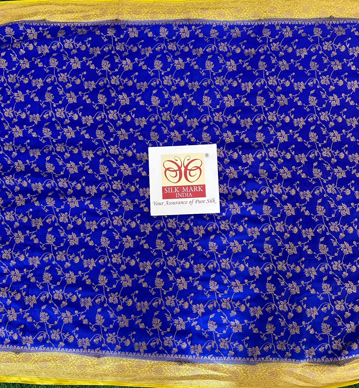 Pure Benaras Crepe Saree image 3