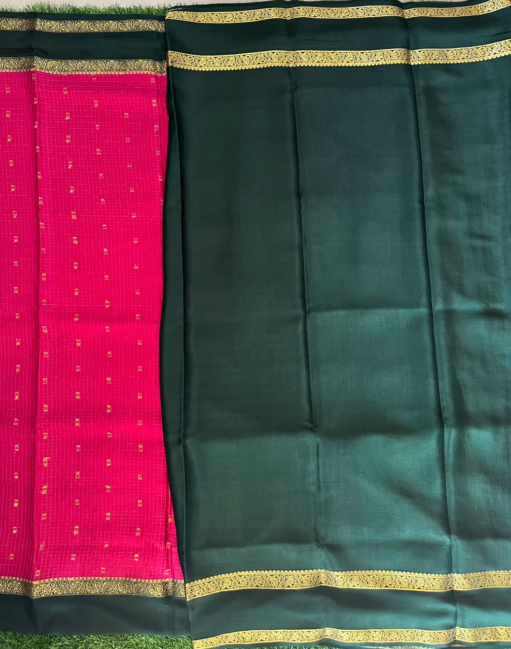 Pure Mysore Silk Crepe Saree image 3