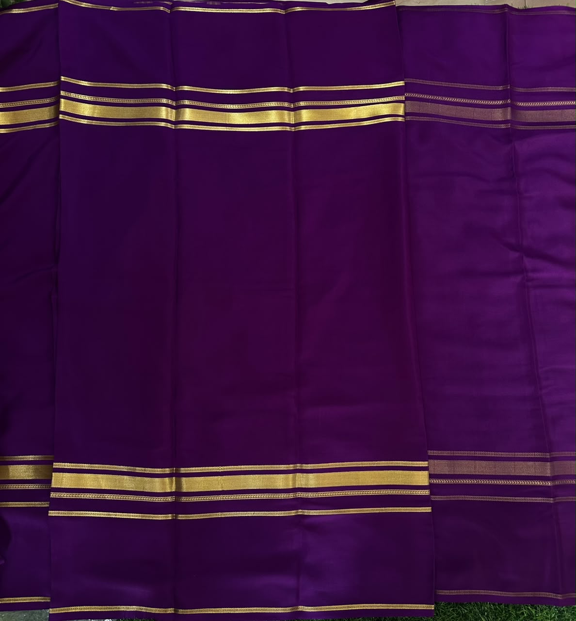 Pure Mysore Silk Crepe Saree image 3