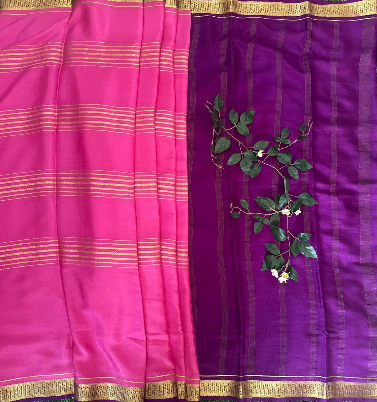 Pure Mysore Silk Crepe Saree image 2
