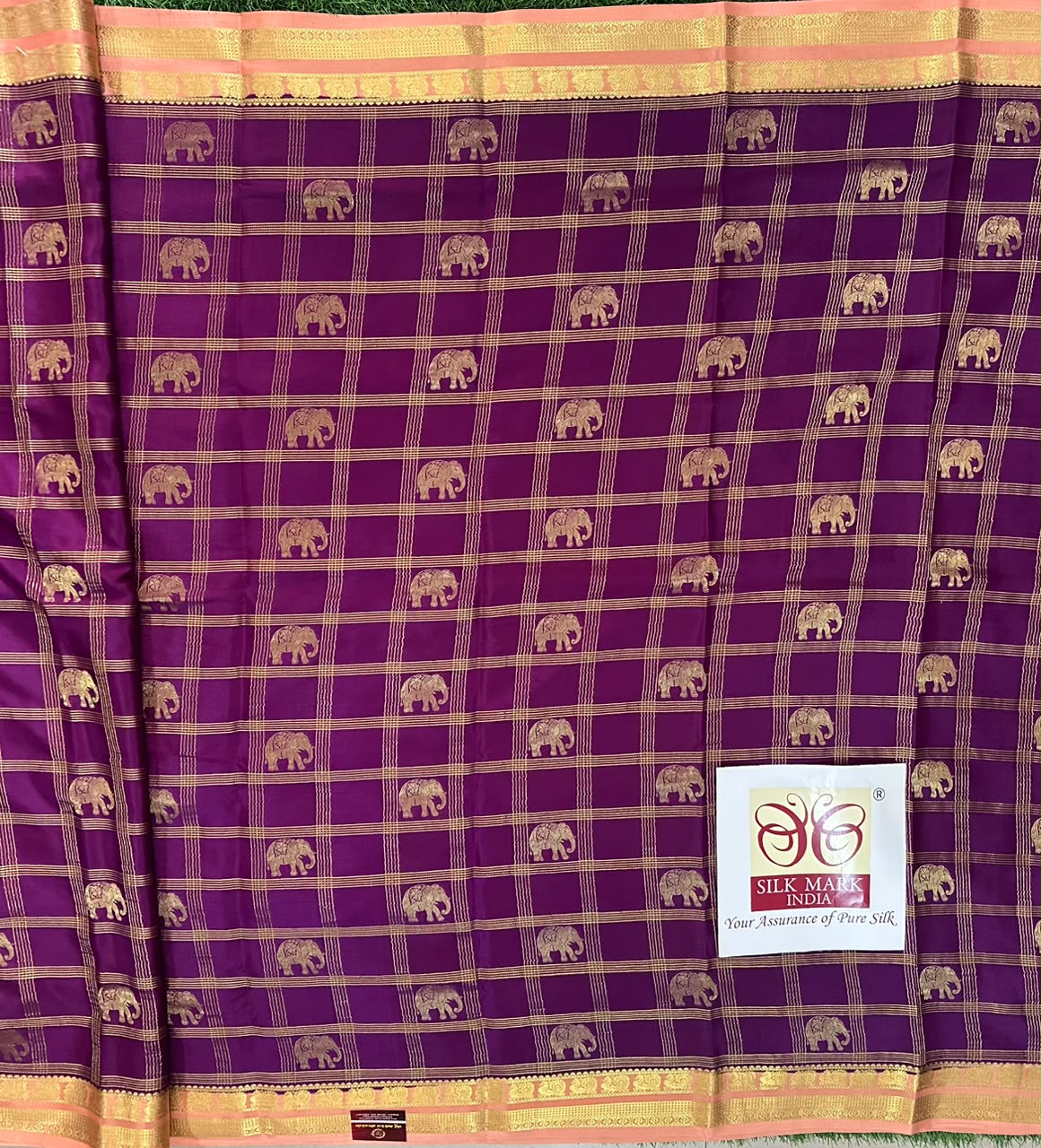 Pure Mysore Silk Crepe Saree image 4