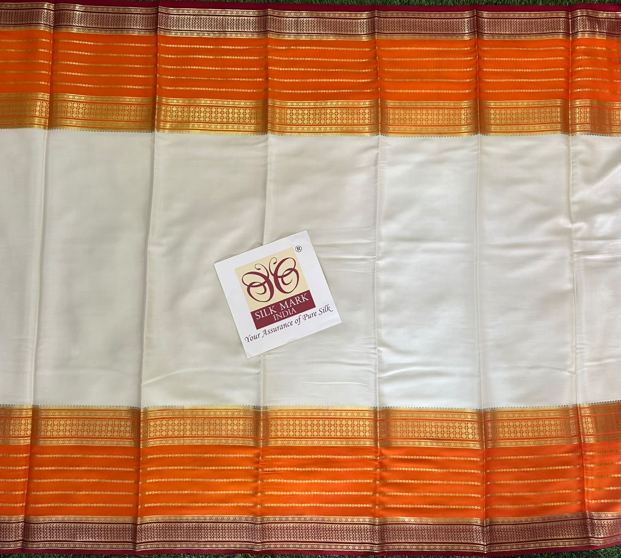Pure Mysore Silk Crepe Saree image 3