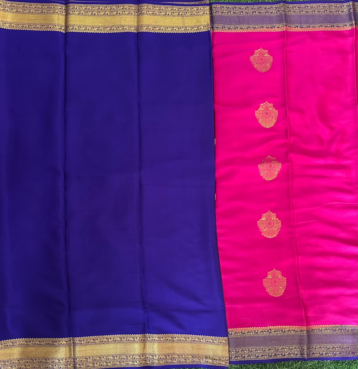 Pure Mysore Silk Crepe Saree image 4