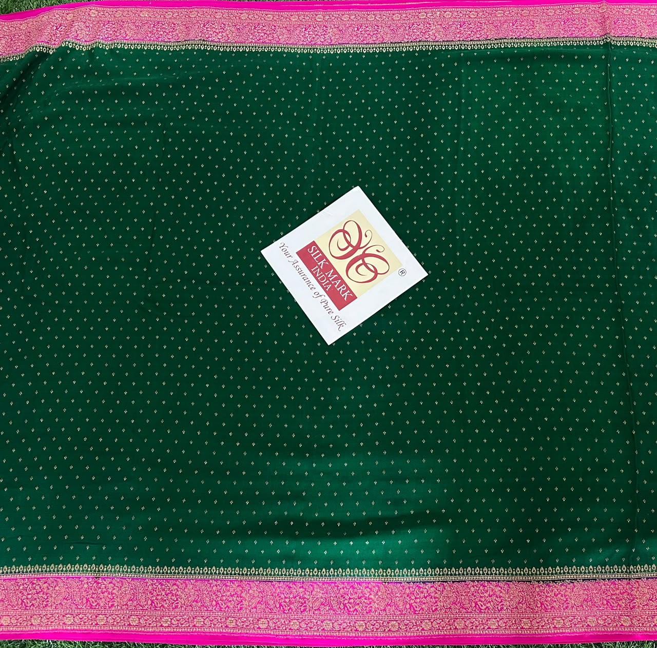 Pure Benaras  Crepe Saree image 4