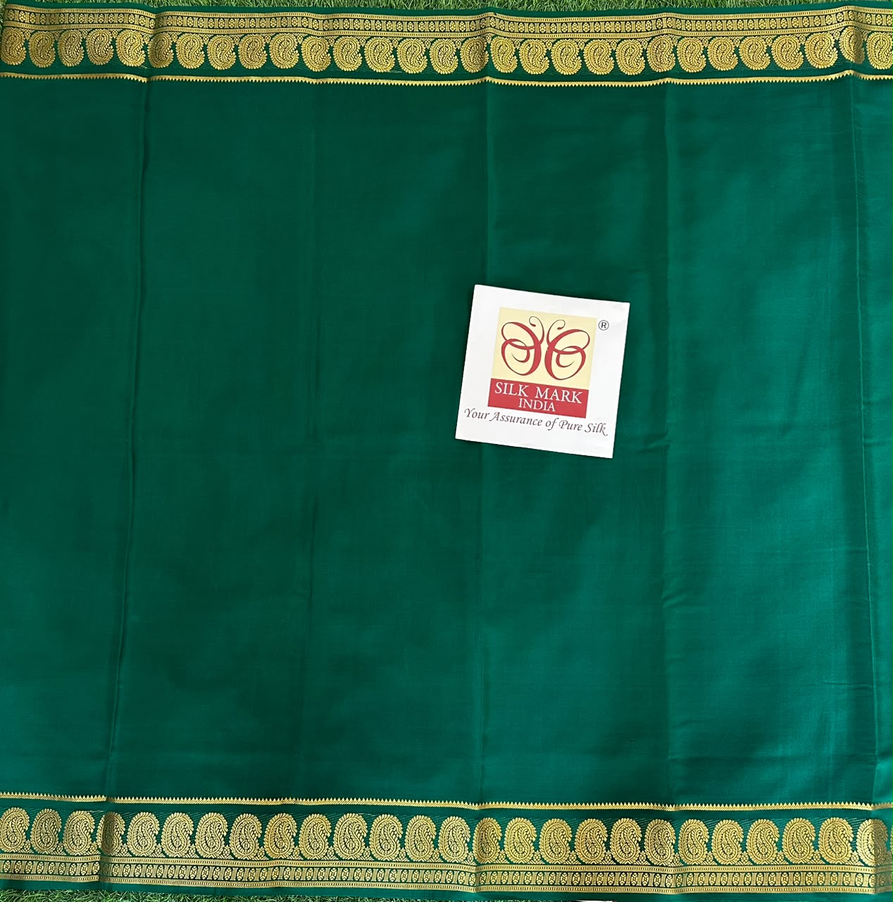 Pure Mysore Silk Crepe Saree image 3
