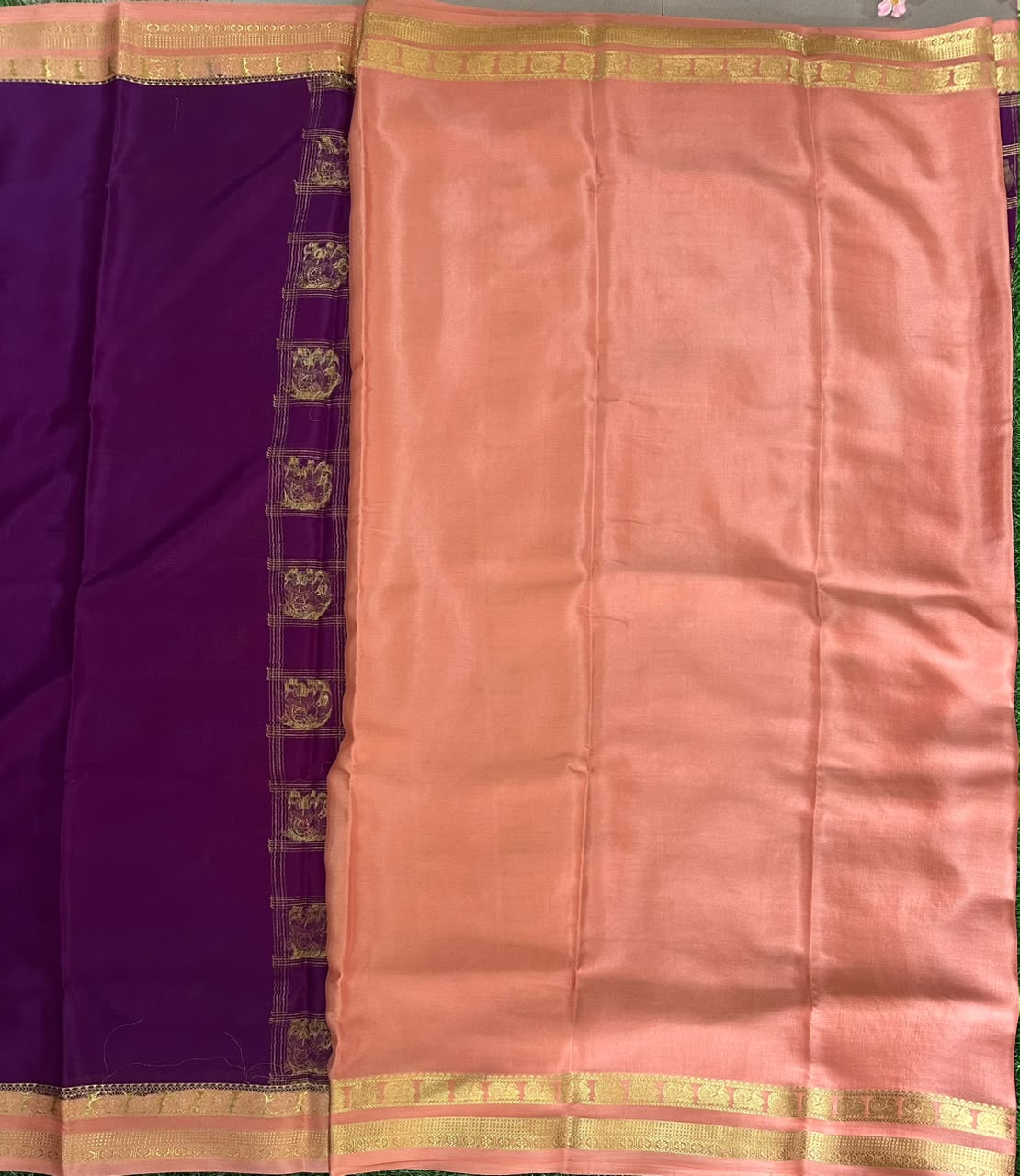 Pure Mysore Silk Crepe Saree image 3
