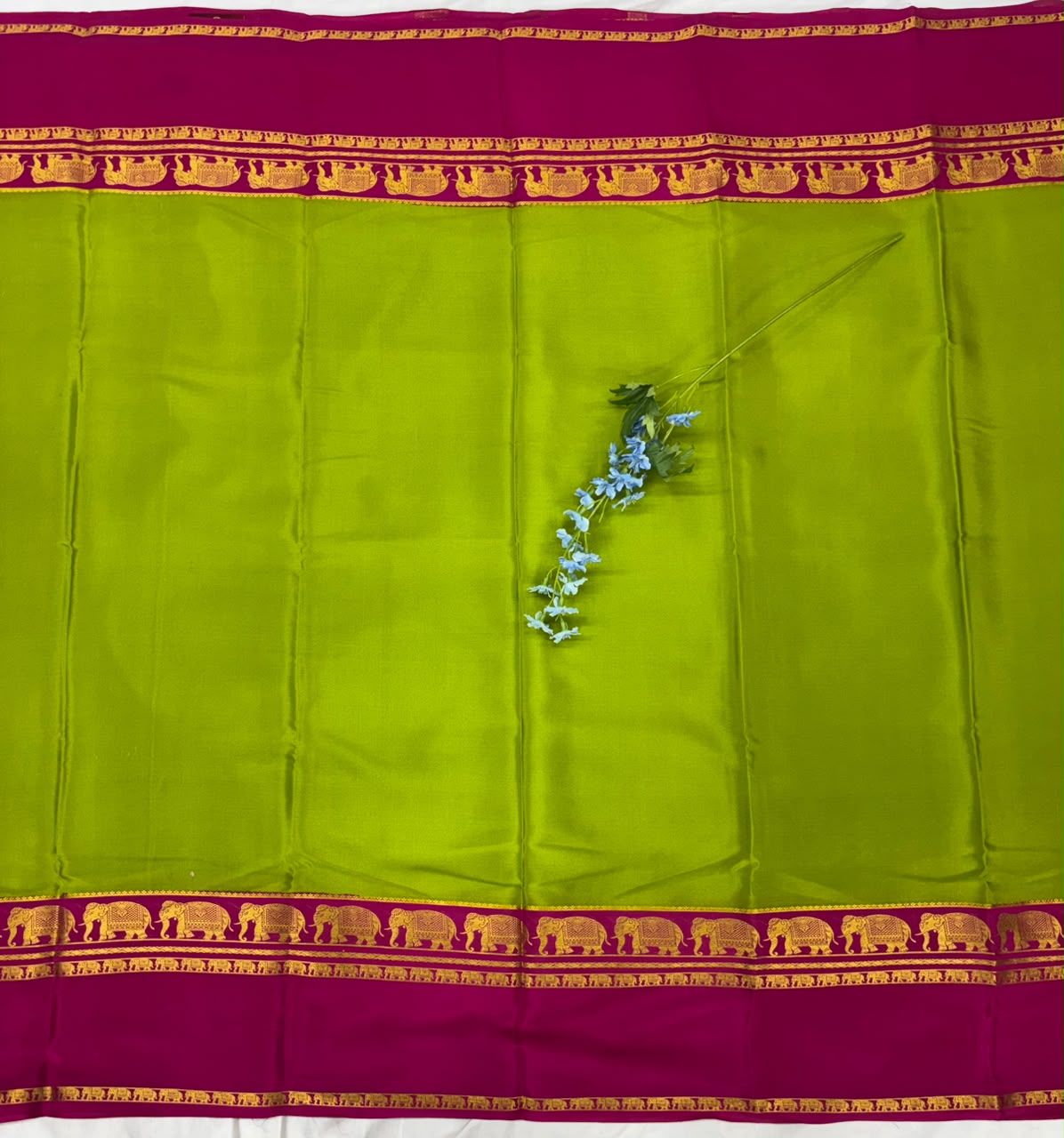 Pure Mysore Silk Crepe Saree image 3