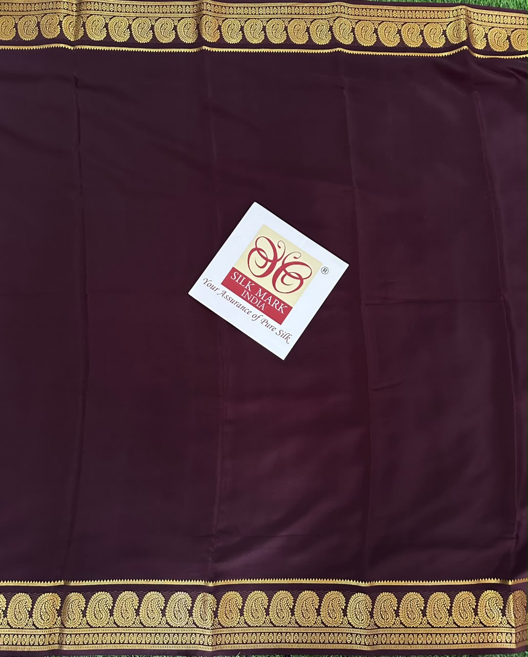 Pure Mysore Silk Crepe Saree image 3