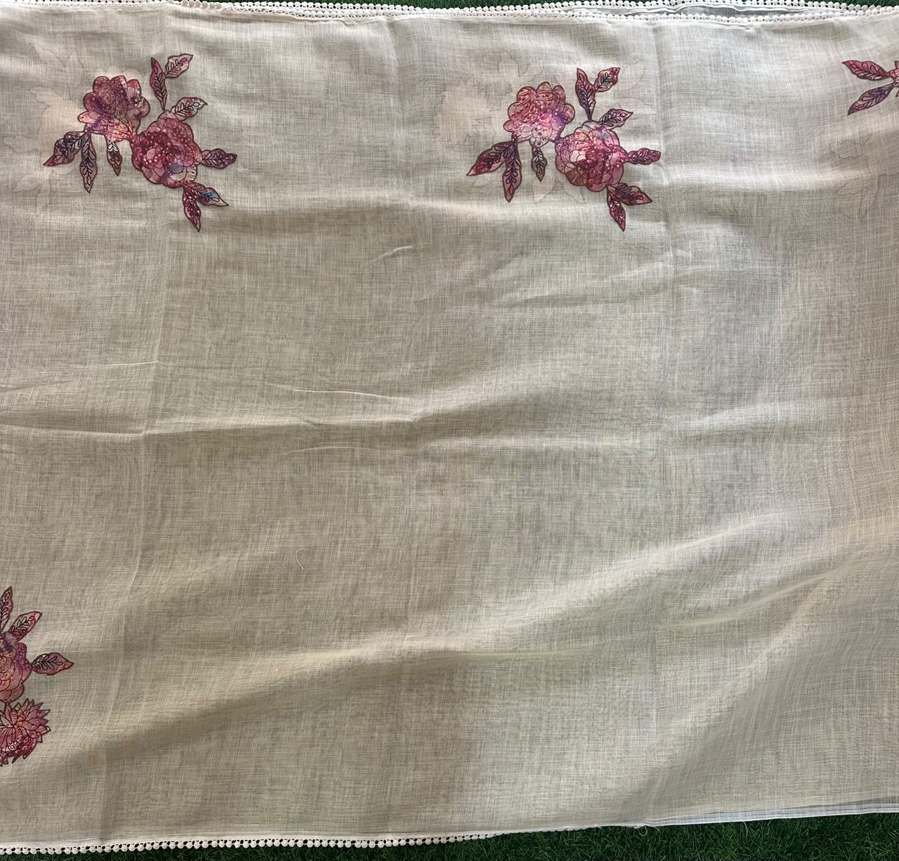 Cotton Linen  Sarees image 3