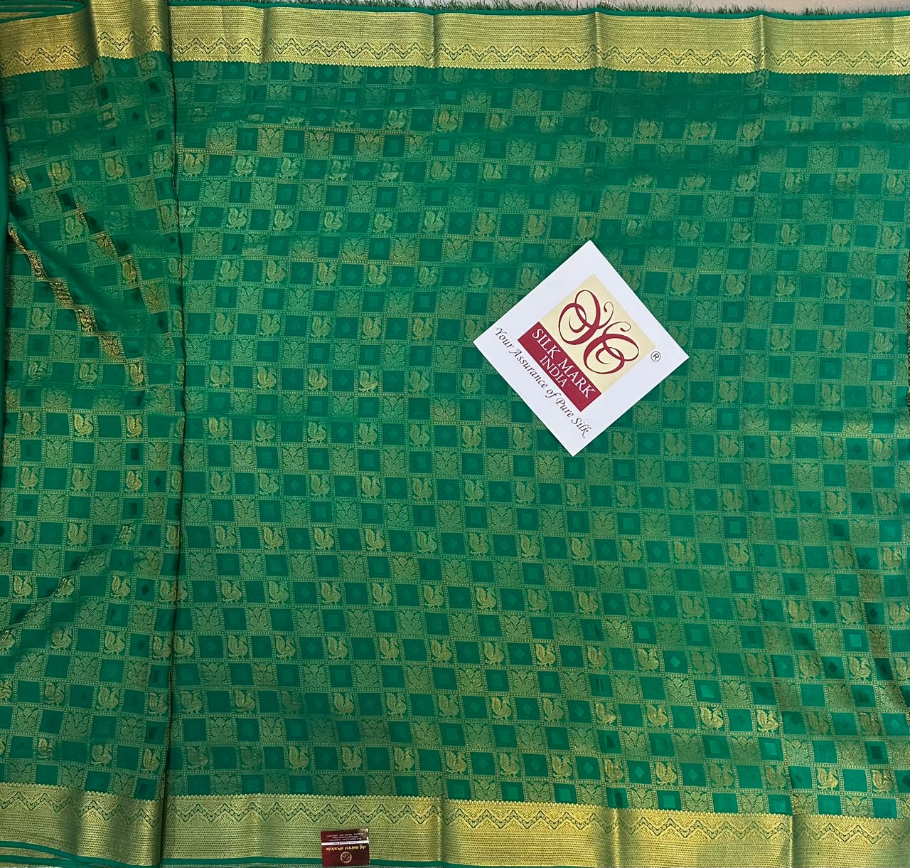 Pure Mysore Silk Crepe Saree image 2