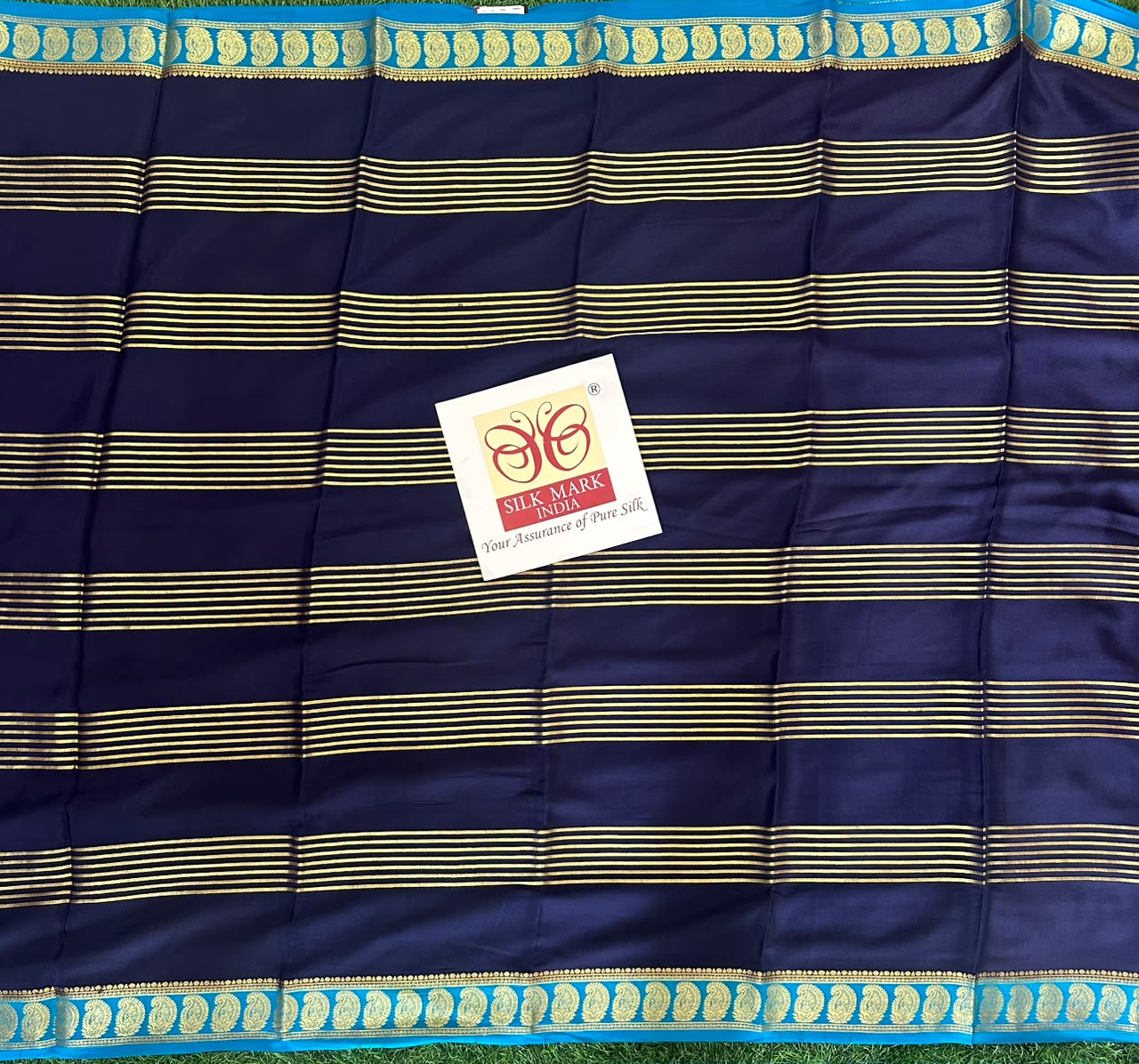 Pure Mysore Silk Crepe Saree image 3