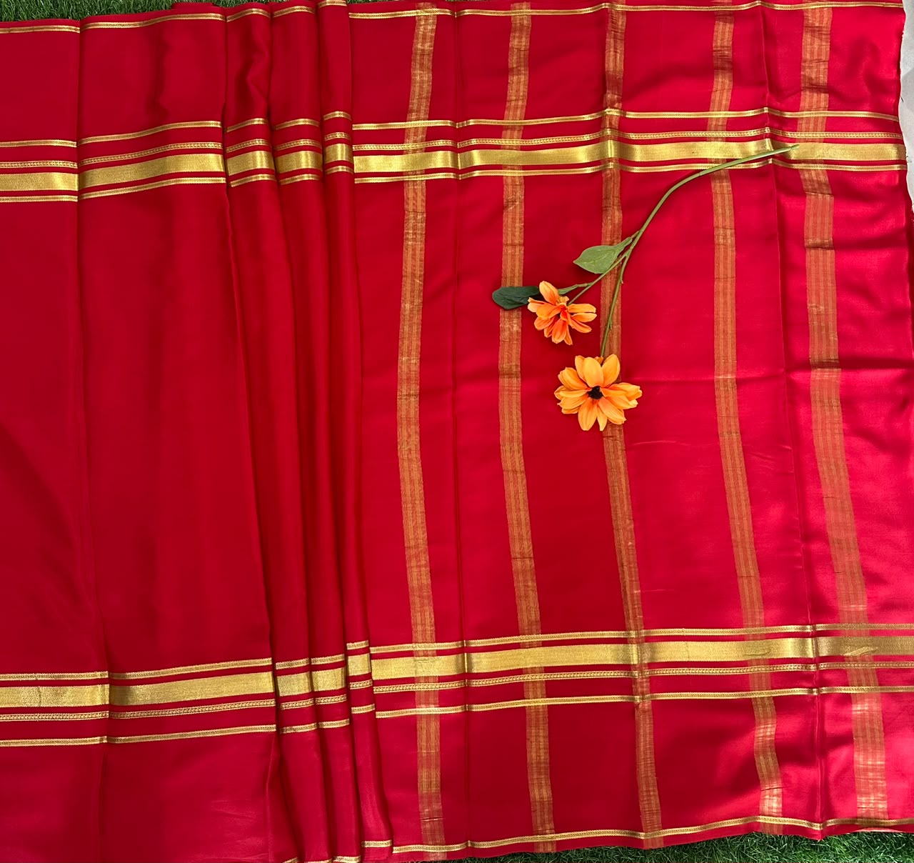 Pure Mysore Silk Crepe Saree image 2