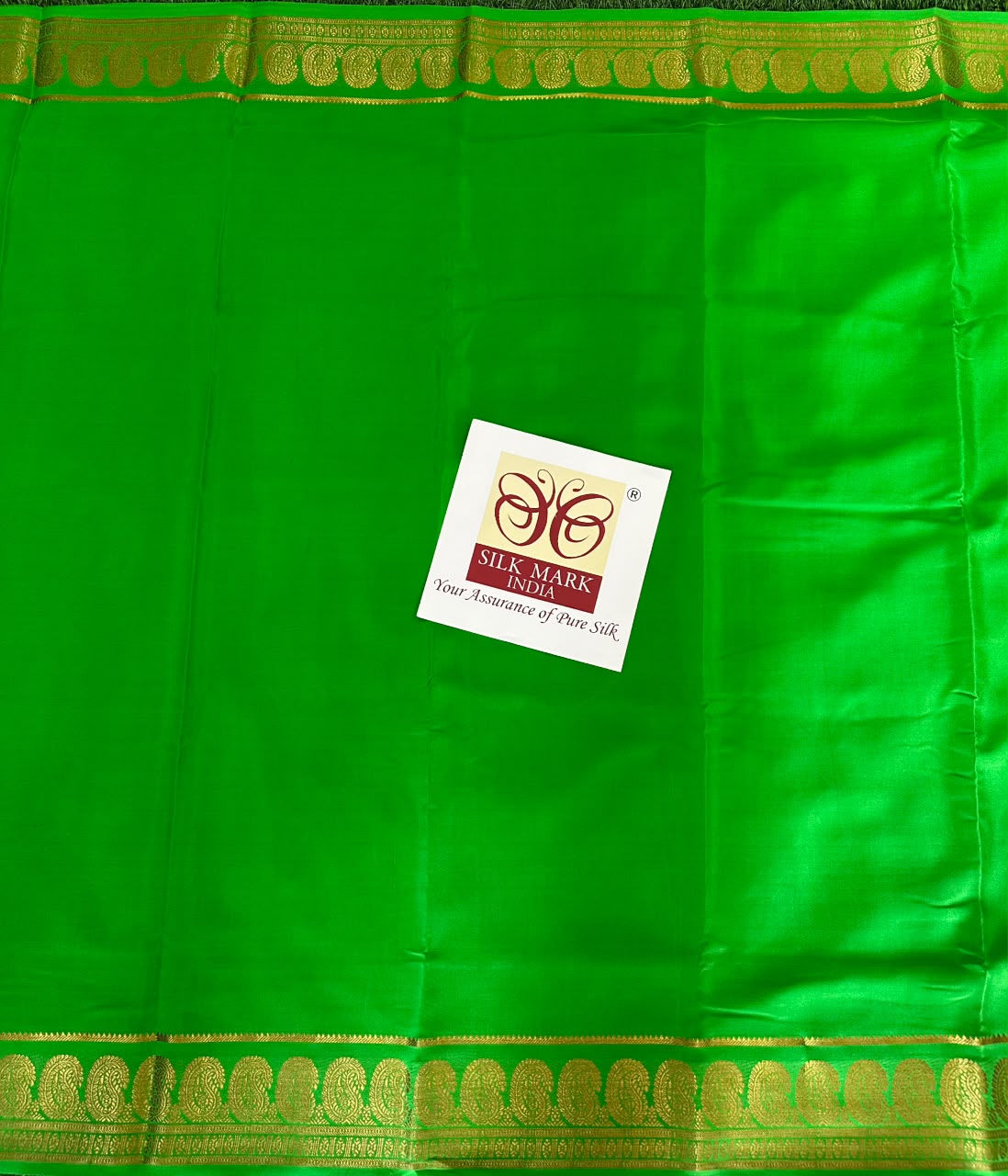 Pure Mysore Silk Crepe Saree image 3