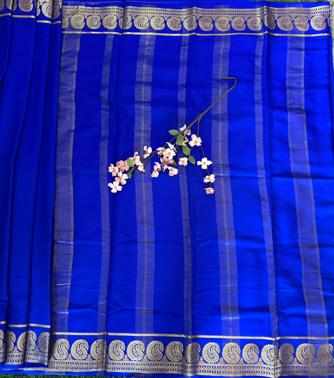 Pure Mysore Silk Crepe Saree image 2