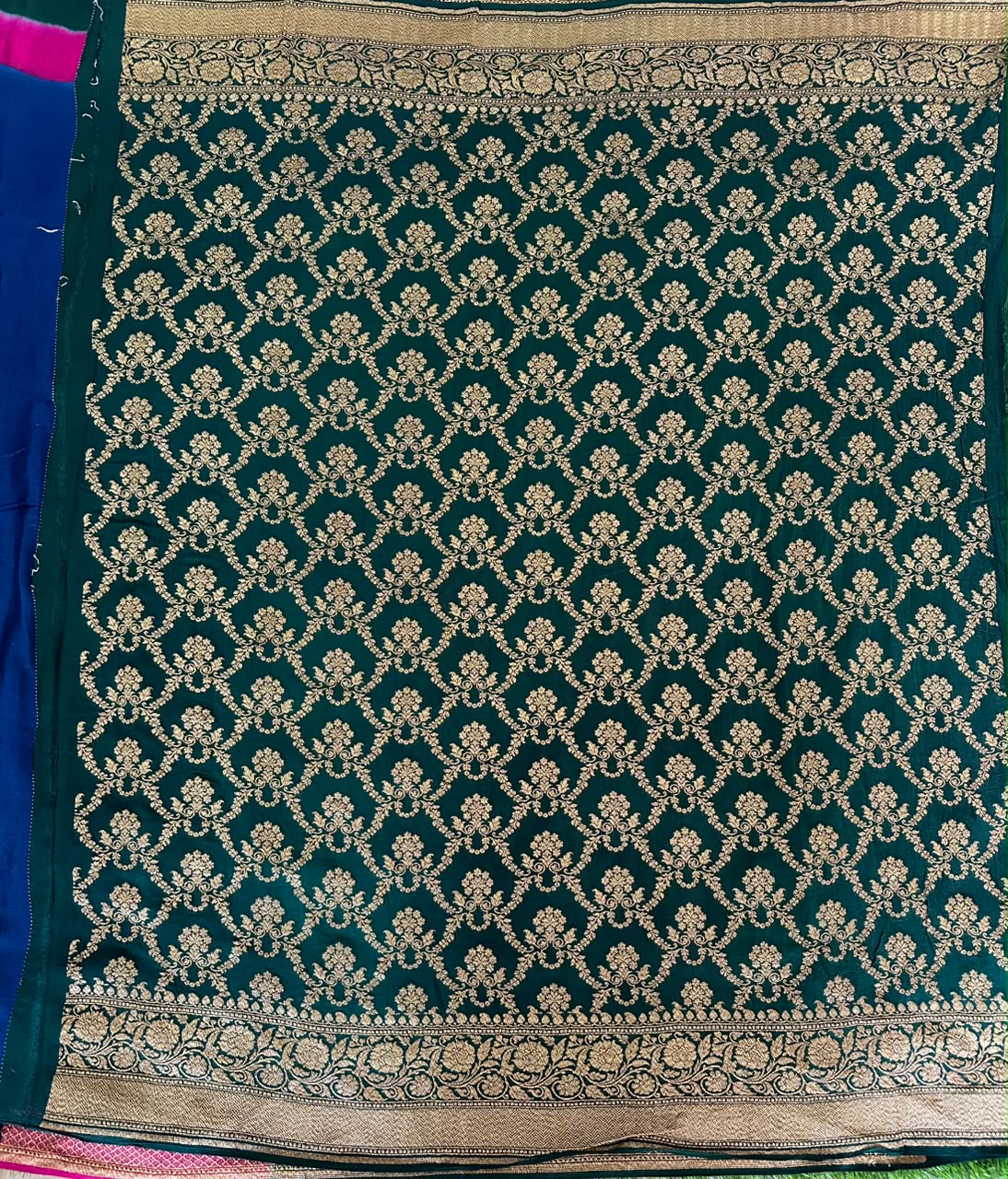 Pure Benaras Crepe Saree image 2