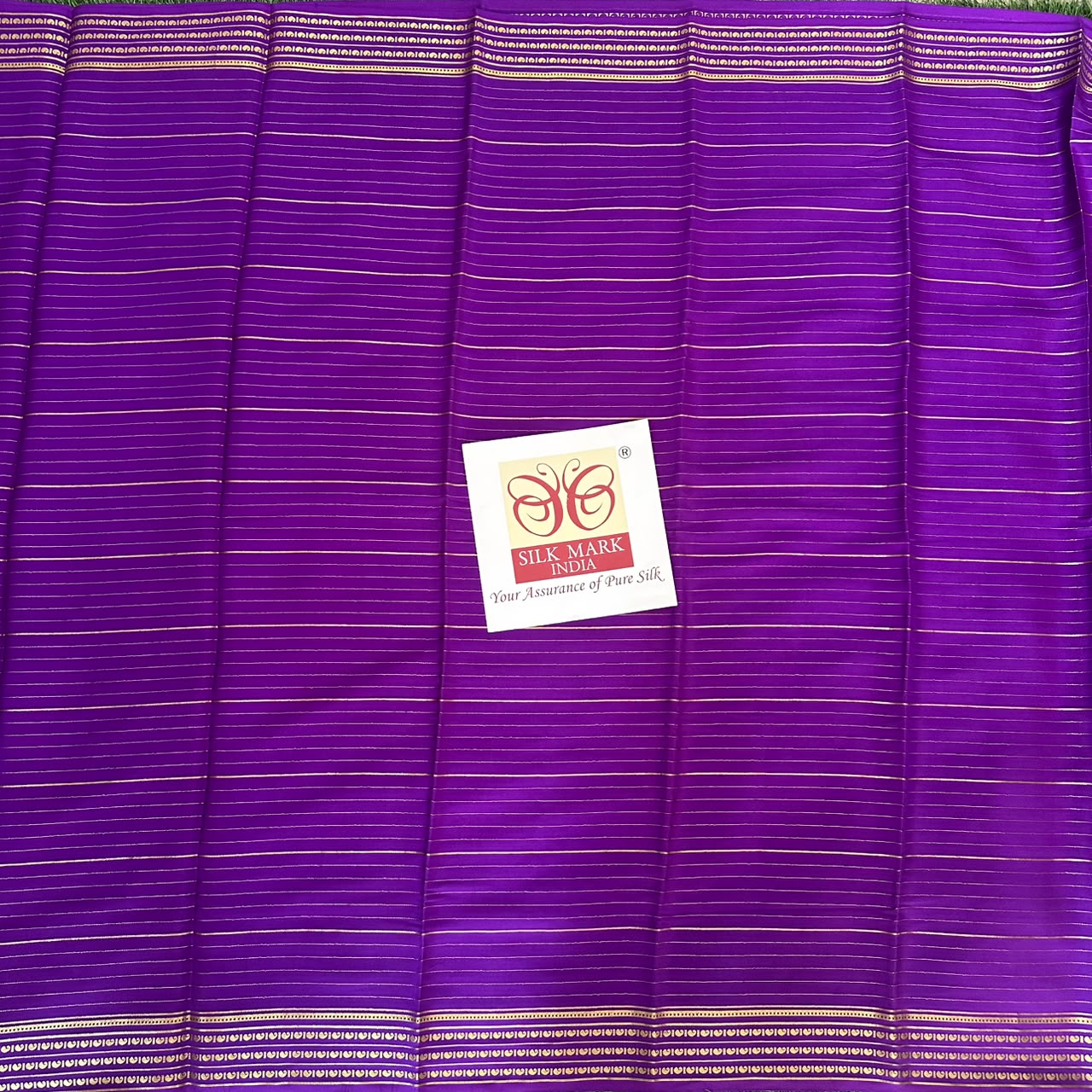 Pure Mysore Silk Crepe Saree image 4
